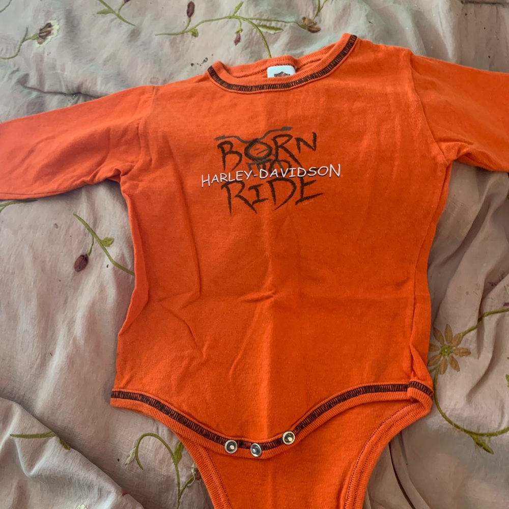 Vintage Harley Davidson Born to Ride One Piece